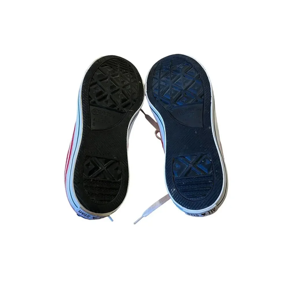 Converse Chuck Taylor All Stars & Stripes Sneakers Mens 8 Womens 10 4th Of July - Picture 9 of 12